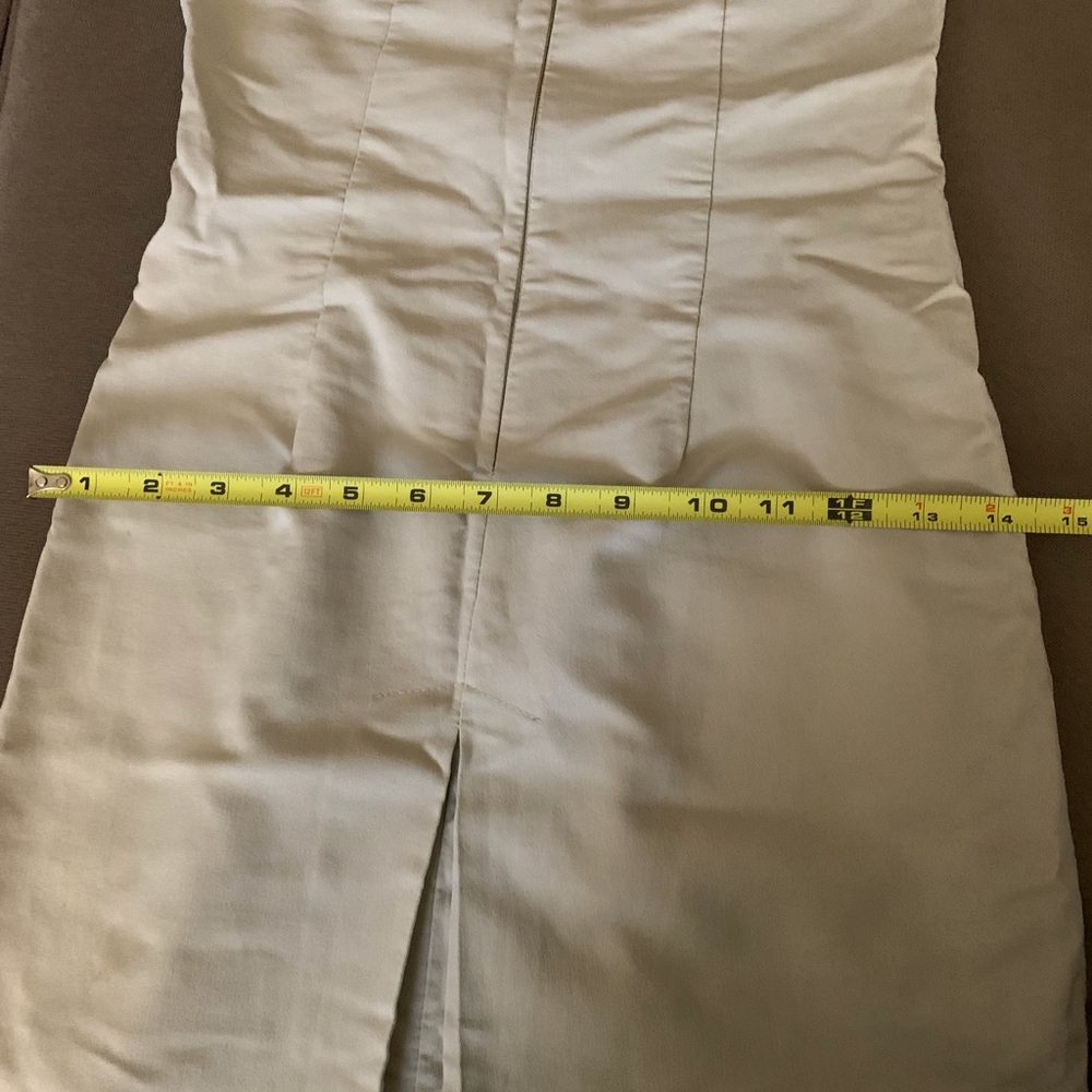 Zip Front Khaki Dress - Picture 8 of 8